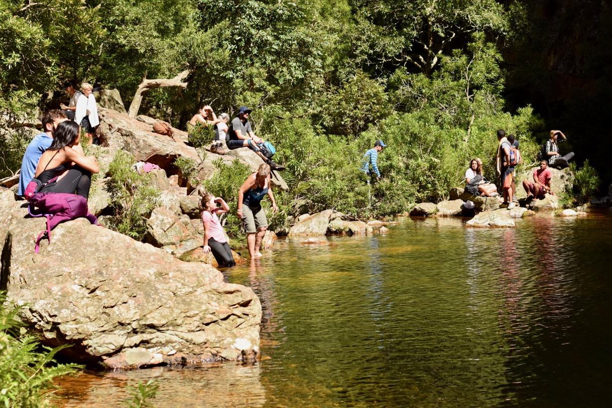 Krom river waterfall destination Image