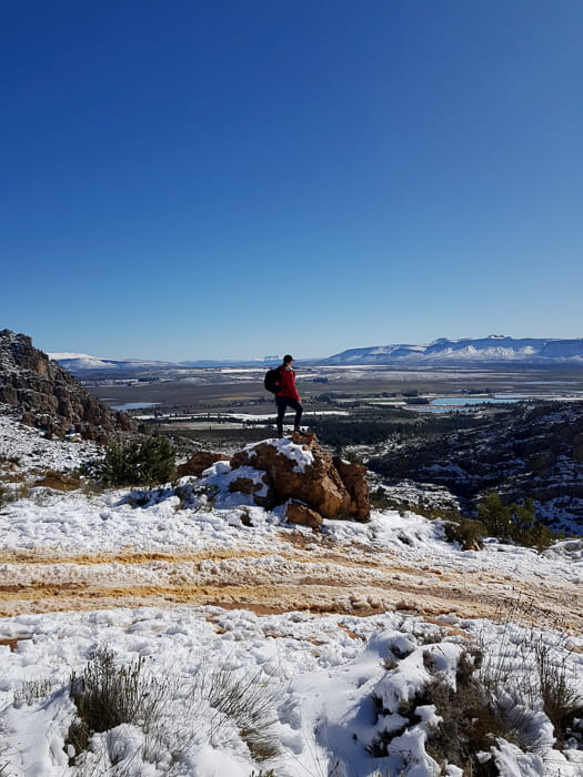 After a steep 20-minute slog we found some good vantage points from just above Landy Corner. Photo Jay Caboz Image