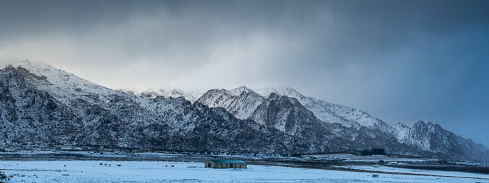 Snowstorm on the R303 near the Ceres Valley (2018). Photo Jay Caboz Image