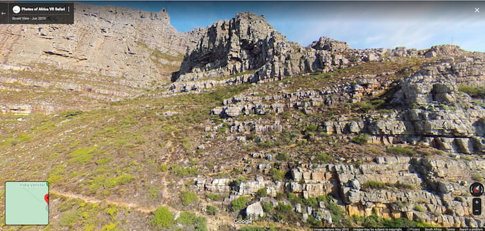 Contour Path. Keep going UP! Source: Google Maps Image