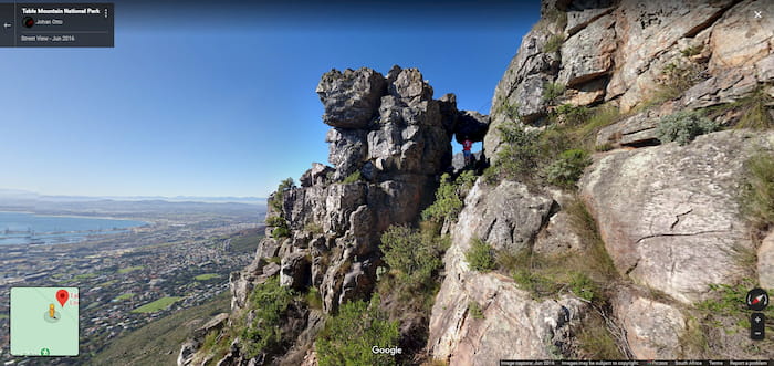 The ‘venster’ or window along India Venster. Source: Google Maps Image