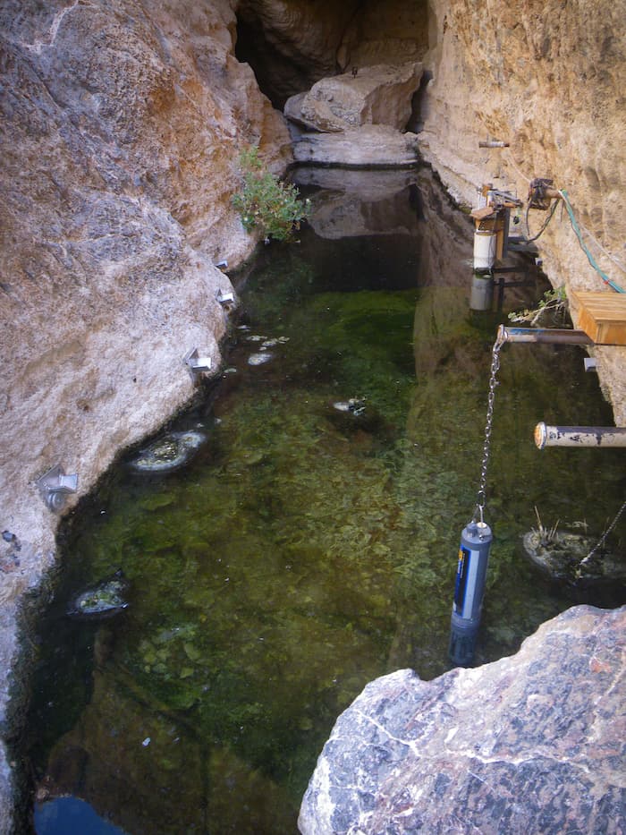 Rocky body’s of water: Picture of the devil’s hole USFWS pacific south west region Image