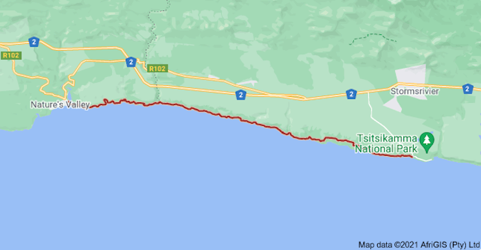 Otter Trail Map Image