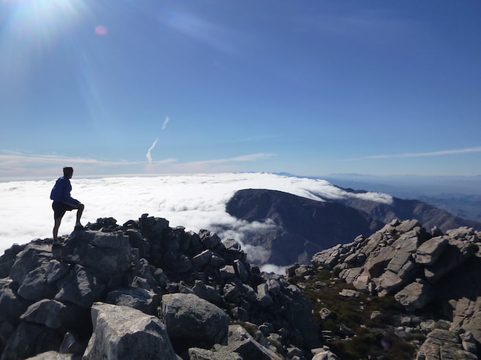 The view from the final summit Image