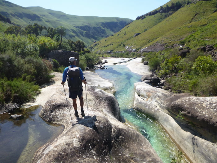 Contemplating a swim at Marble Baths Image