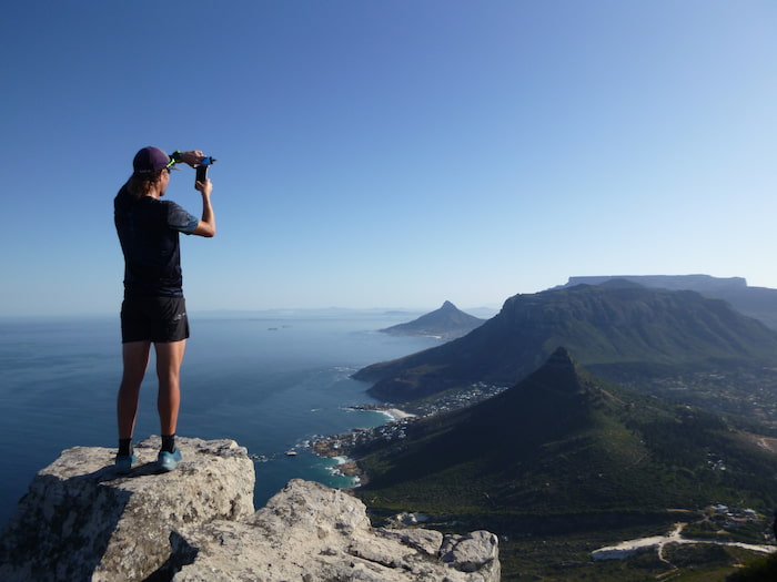Ryan Sandes surveys his Round from Suther Peak Image