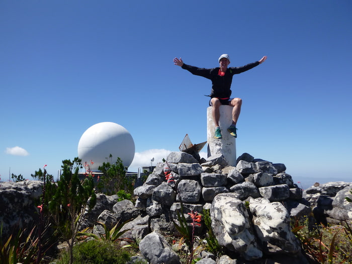 The summit of Constantiaberg, which is often cloaked in cloud Image