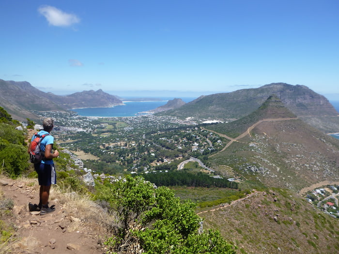 Next target Little Lion's Head - the fire break is the best way up from Suikerbossie Image