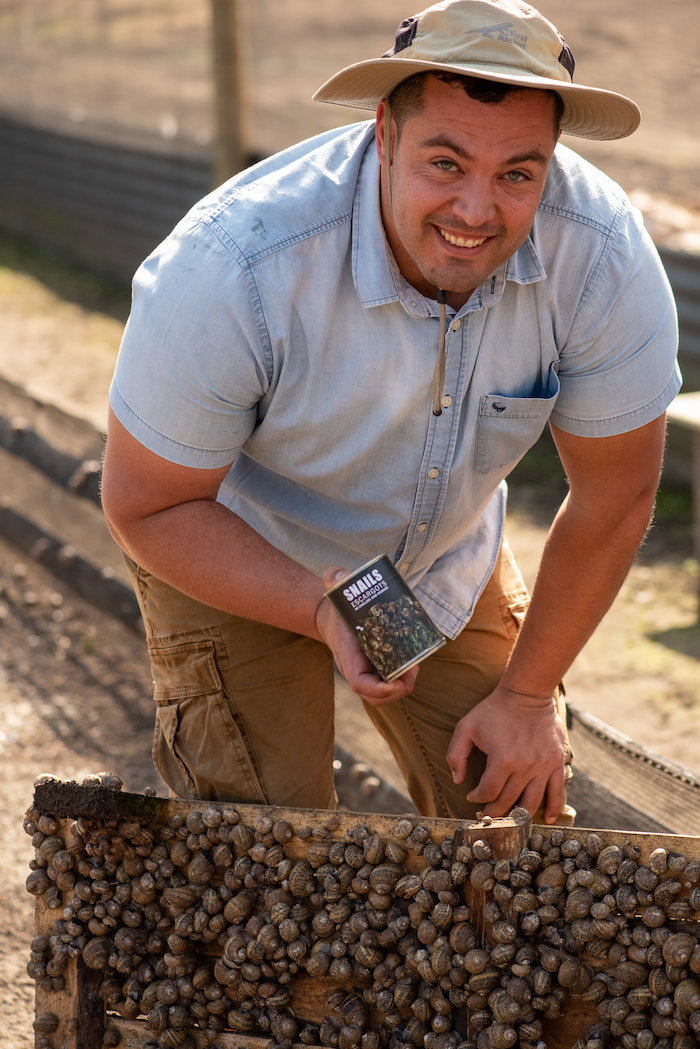 Michael Beetge from Goshen Snail Farm Image