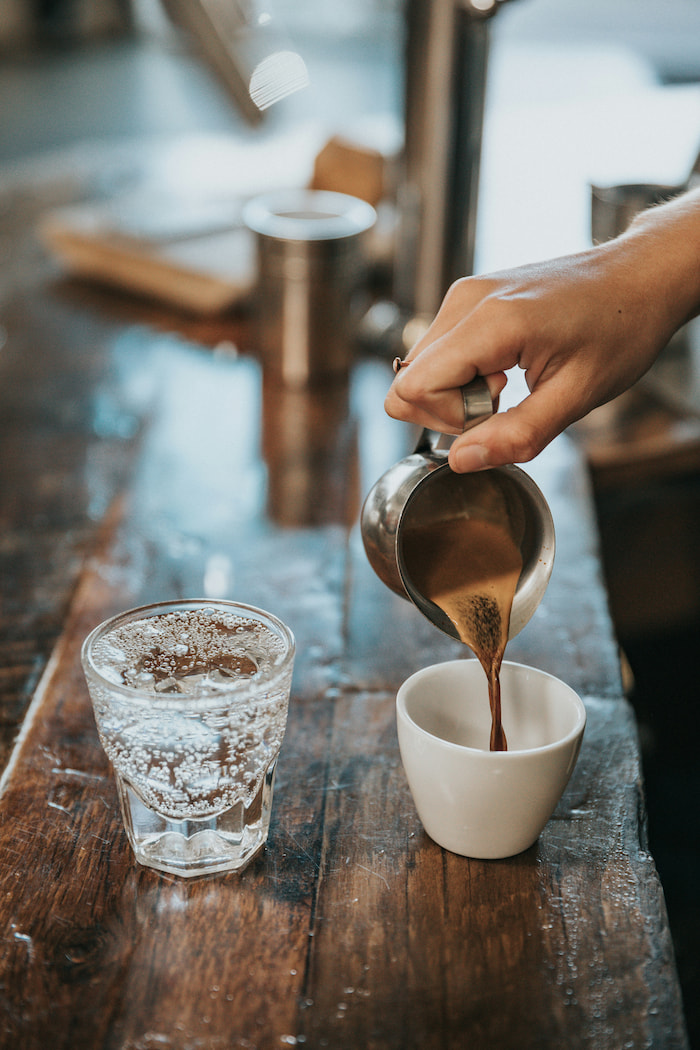 coffee cup in coffee shop