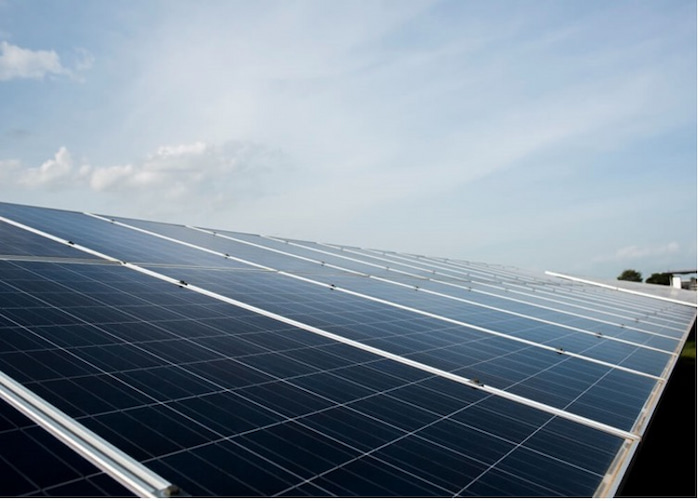 solar heating polytunnel