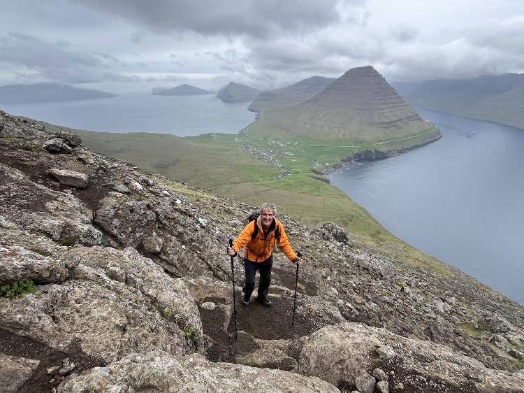 A slightly easier hike, up the farmers pathway.
